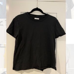 TNA plain black tee